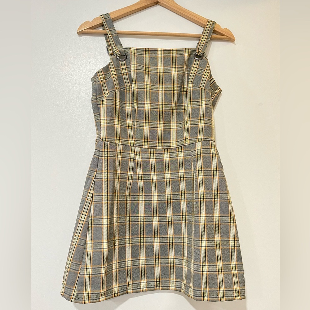 Plaid mini dress NWOT